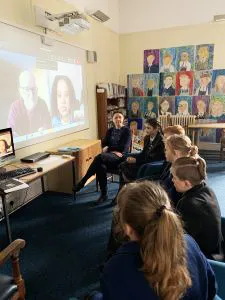 Ambassadors being interviewed by Diana Award staff